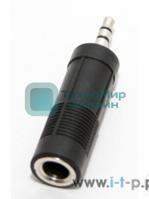 Переходник аудио 5bites mini Jack 3.5мм (M) -) Jack 6.3мм (F)