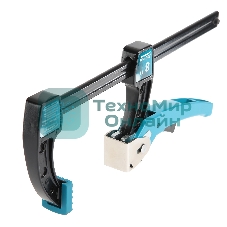 Струбцина реечная быстрозажимная GROSS 20719 8/200ммметаллич корпус, рычажный храповый механизм