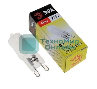 Лампа галогенная ЭРА G9-JCD-40-230V-Fr(100/1000/35000)