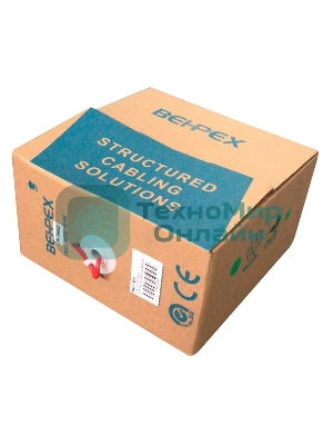 Кабель сетевой UTP 4 пары cat5E solid 0.45мм CCA 305м красный