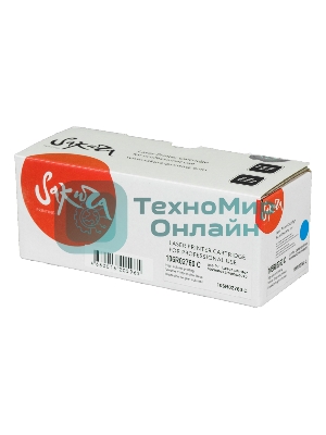 Картридж лазерный Sakura 106R02760 для Xerox WorkCentre 6027, WorkCentre 6025, Phaser 6022, Phaser 6020, синий, 1000 к.