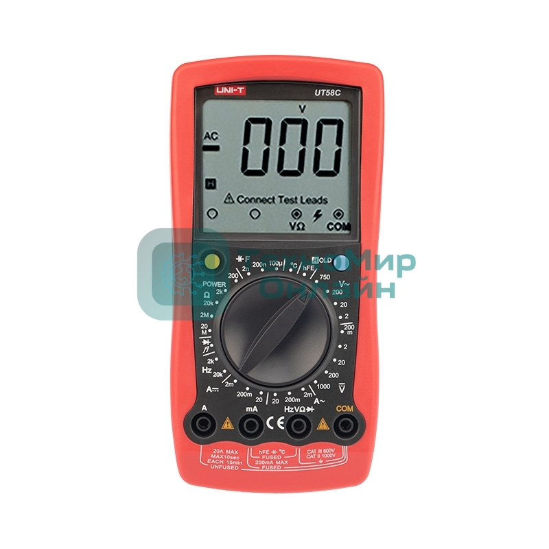 Универсальный мультиметр UT 58C 13-1023 UNI-T
