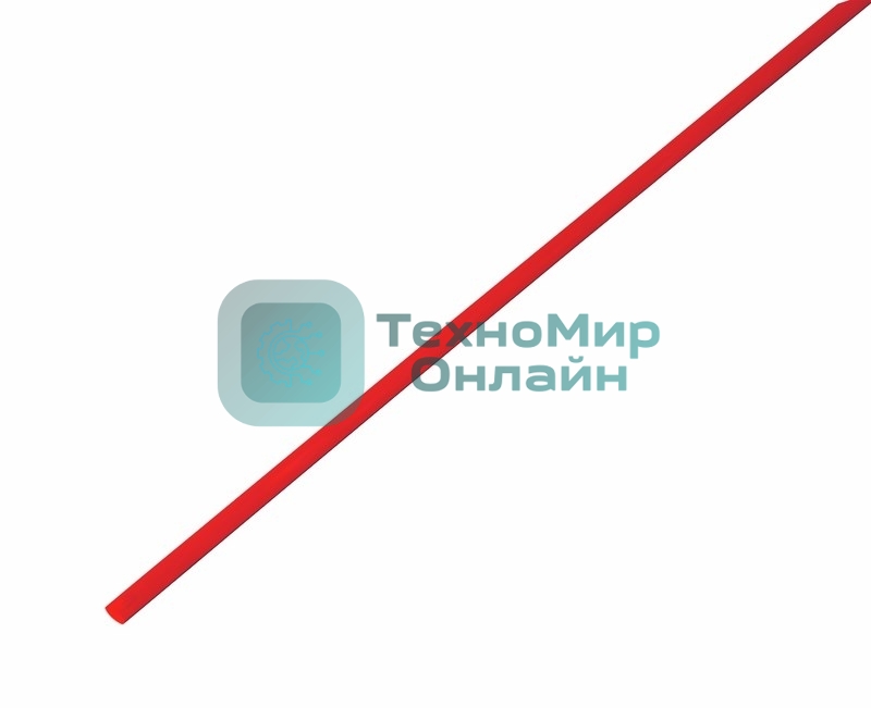 Трубка термоусадочная Rexant 3.0/1.5 1м красн. (уп.50шт)