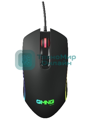 Мышь проводная GMNG 730GM черный, 12000 dpi, USB, кнопки - 7