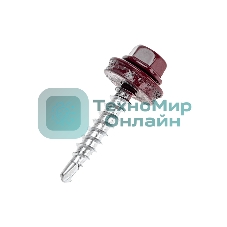 Саморез кровельный Kranz 4,8х29, окрашенный RAL 3005, короб (250 шт/уп)