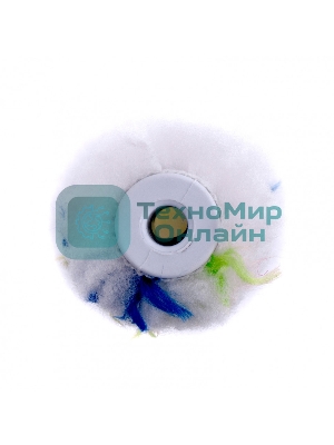 Мини-валик сменный Сибртех Водные краски,60 мм, ворс 12 мм,D - 16 мм, D ручки - 6 мм, полиэстер