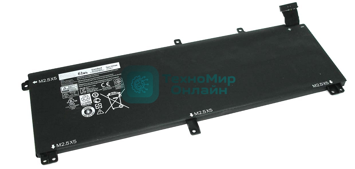 Аккумуляторная батарея для ноутбука Dell XPS 15-9530 Dell Precision M3800 61Wh TOTRM