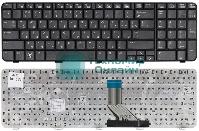 Клавиатура для ноутбука HP Pavilion G71 Compaq Presario CQ71 черная