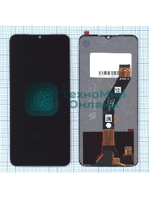 Дисплей для Tecno Spark Go 2023 (BF7) в сборе с тачскрином черный