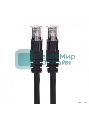 Патч-корд U/UTP Rexant cat.6, RJ45-RJ45, неэкранированный, 26AWG, LSZH, черный, 1.5 м