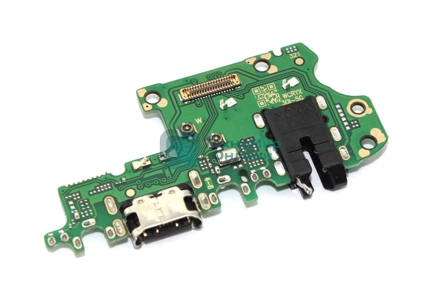 Нижняя плата (шлейф) с разъемом зарядки и микрофоном для Huawei Honor X8