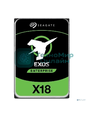 Жесткий диск HDD Seagate Exos X18 16TB, 7200rpm, SATA III, 256mb 3.5