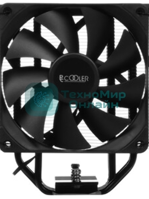 Кулер PCCooler Paladin EX400 черный 120мм алюминий+медь 1800rpm 28.6db 4-pin 180W 157мм