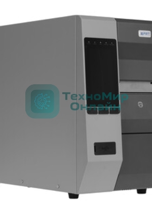 Принтер этикеток термотрансферный iDPRT iK4 Industrial 300 dpi, 254 мм/cек, Bluetooth, Ethernet, USB, серый