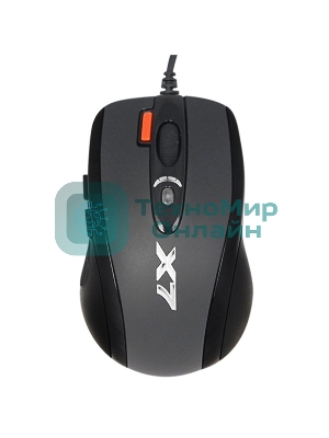 Мышь проводная A4Tech X-710BK черный, 2000 dpi, USB, кнопки - 7