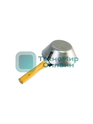 Ковш стальной Sparta штукатурный, деревянная ручка