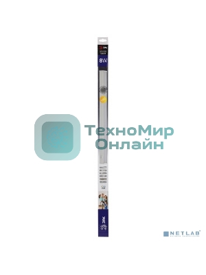 Светодиодный светильник линейный ЭРА LLED-01-08W-6500-W длина 572 мм