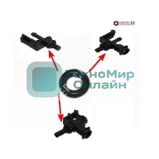 Уплотнитель переходника бойлера Bosch TES, Siemens EQ, Neff, Gaggenau