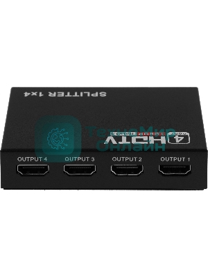 Сплиттер аудио-видео Premier 5-872-4 HDMI (f)/4xHDMI (f) черный