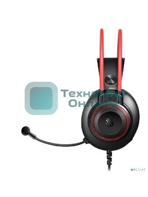 Гарнитура Bloody G200S чёрный/красный, проводная, подсветка