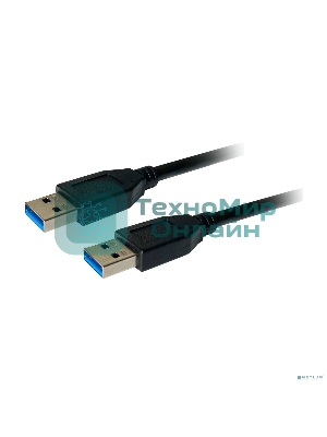 Кабель Bion удлинительный USB 3.0 AM/AM, 1.8 м, черный BXP-CCP-USB3-AMAM-018M