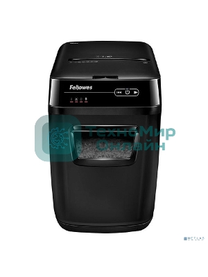 Шредер Fellowes AutoMax 200M микрорезка, автоподача, DIN P-5, 2х14 мм, 200 лст. 32 лтр.