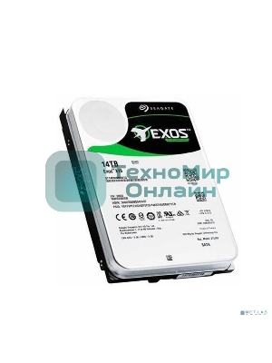 Жесткий диск Seagate SAS 14Tb Exos X16 (7200rpm) 4Kn 256Mb 3.5