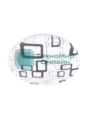 Потолочный светодиодный светильник Ambrella light FZ1044 WH/BK белый/черный 30W 6400K D370*55 (Без ПДУ)