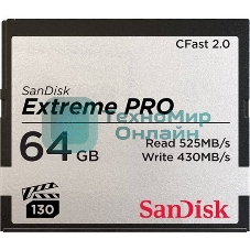 Флеш карта CFAST2.0 64GB SanDisk Extreme Pro 525Mb/s