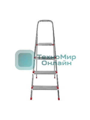 Стремянка металлическая Rexant 4 ступеньки, усиленный профиль