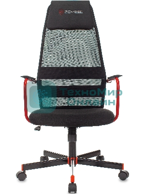 Кресло игровое Zombie ONE черный TW-01 3C11 сетка/ткань с подголов. крестовина металл