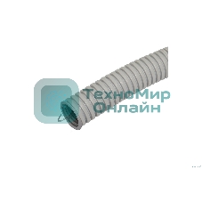 Труба гофрированная ПВХ ЭРА (серый) d 16 мм с зонд. легкая 100 м (15)