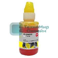 Чернила Cactus CS-GI490YB желтый100мл для Canon Pixma G1400/G2400/G3400