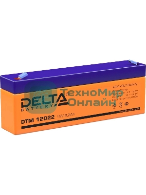 Батарея для ИБП Delta DTM 12022 (12V, 2.2Ah)