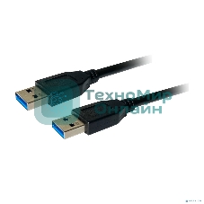 Кабель Bion удлинительный USB 3.0 AM/AM, 3 м, черный BXP-CCP-USB3-AMAM-030M