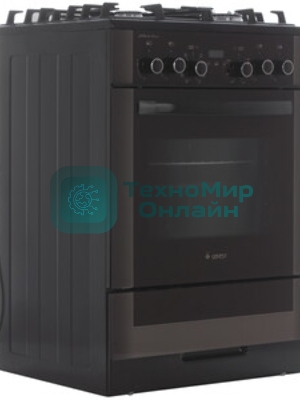 Плита комбинированная Gefest ПГЭ 6502-03 0245 коричневый, конфорок 4 газовых, духовка 55 л, 60 см x 85 см x 60 см