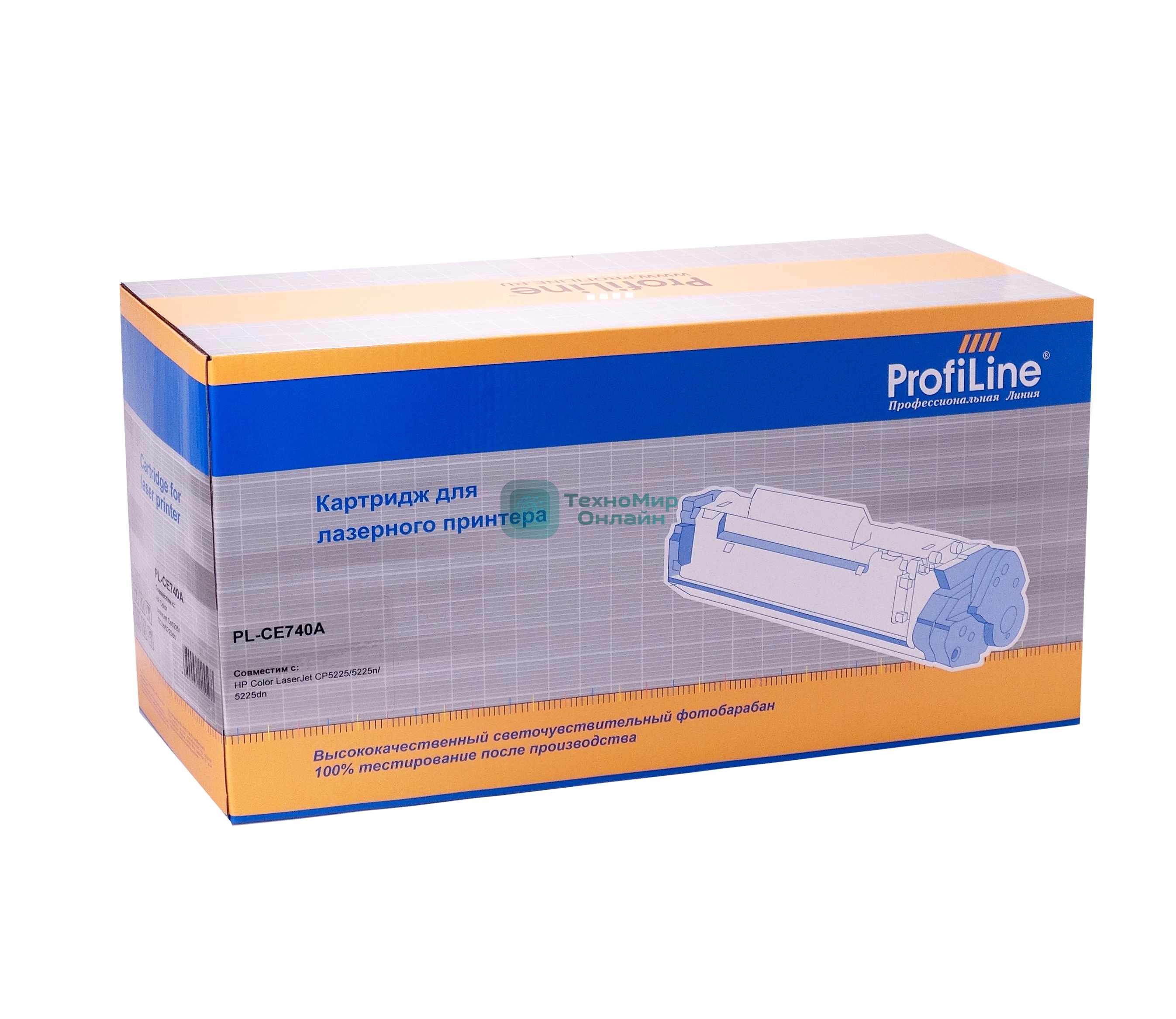 Картридж лазерный ProfiLine PL-CE740A для принтеров HP Color LaserJet CP5225/5225n/5225dn Black 7000 копий