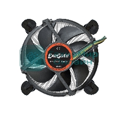 Кулер для процессора ExeGate EE97379-PWM черный, 90 мм, алюминий, 2600 об/мин, 24 дБ, 4 pin, 65 Вт, 60 мм