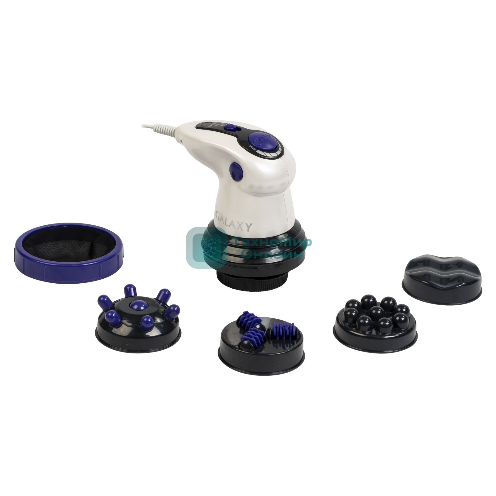 Массажер для тела Galaxy GL 4942, белый/фиолетовый