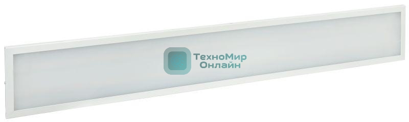 Светильник IEK LDVO3-6567-36-4000-K01 светодиодный ДВО 6567-O 36Вт 4000К 1200х180х20 опал аналог люм.свет. 2х36 накладных или в потолок Армстронг