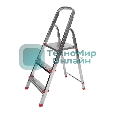 Стремянка металлическая Rexant 3 ступеньки, усиленный профиль