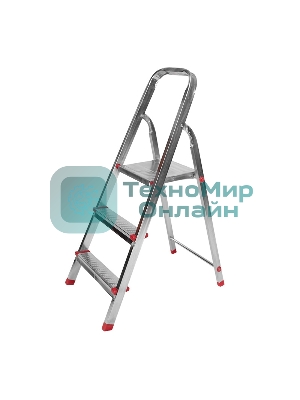 Стремянка металлическая Rexant 3 ступеньки, усиленный профиль