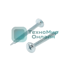 Саморез с прессшайбой Kranz ПШС сверло 4.2х50, упаковка поставщика (3 000 шт.)