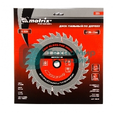 Пильный диск Matrix по дереву, 250x32мм, 60 зубьев Professional