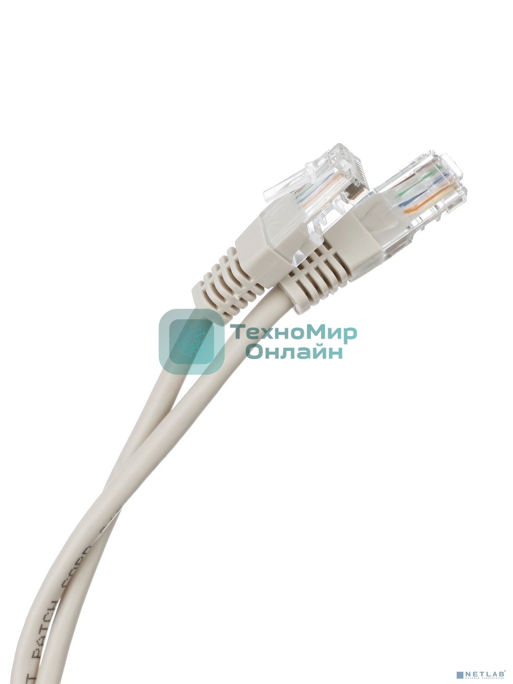 Шнур коммут. NEOMAX (NM13011-005) UTP 0.5 м, cat.5е, 24AWG, серый, LSZH, многожильный