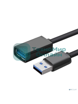 Кабель Bion удлинительный USB 3.0 AM/AF, 3 м, черный BXP-CCP-USB3-AMAF-030M