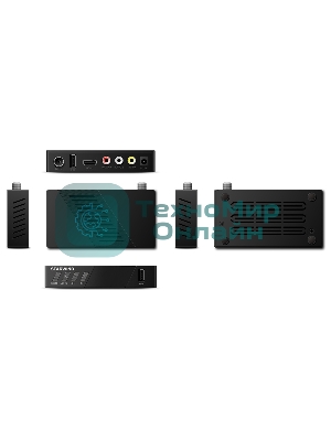 Приставка для цифрового ТВ Starwind CT-140 черный, DVB-T2, DVB-T, DVB-C, HDMI, USB 2.0 х2