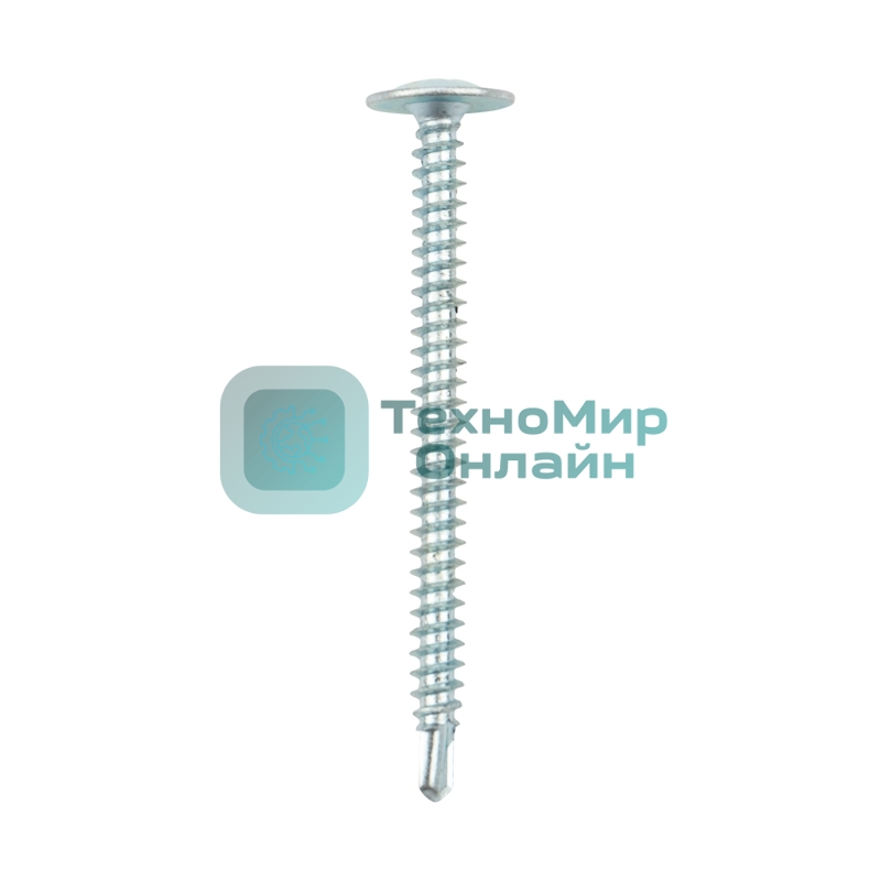 Саморез с прессшайбой Kranz ПШС сверло 4.2х50, упаковка поставщика (3 000 шт.)