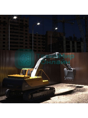 Прожектор светодиодный Gauss Elementary 100Вт 6600лм IP65 6500К черный ПРОМО