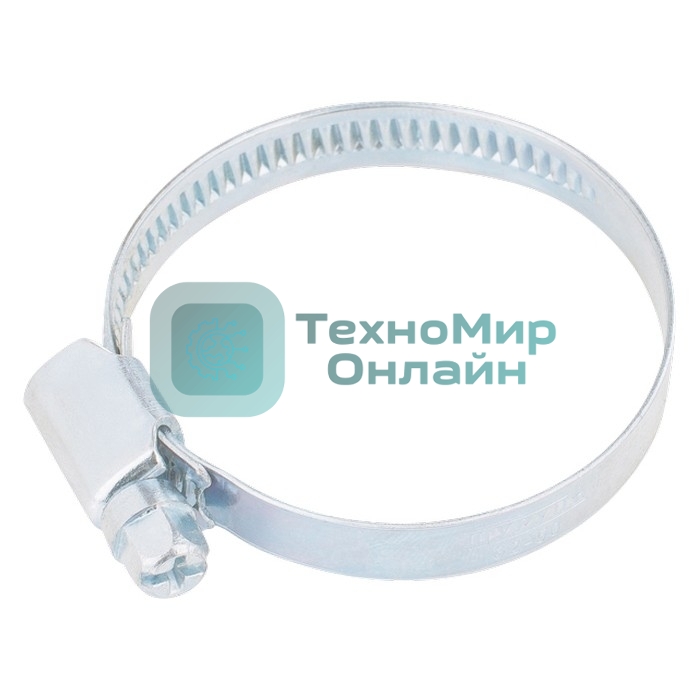 Хомуты Сибртех нержав. сталь, стандартное болтовое крепление 100-120 мм, ширина 9 мм, 25 шт.